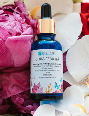 Gură Fericită – remediu floral pentru gingivită, retracție gingivală și halitoză