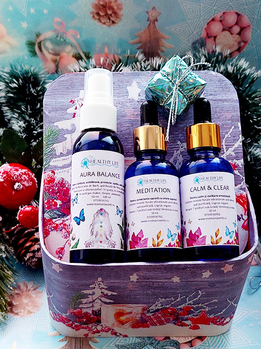 Aura Balance 85 lei + Meditation 85 lei + Calm & Clear 85 lei - 10% reducere