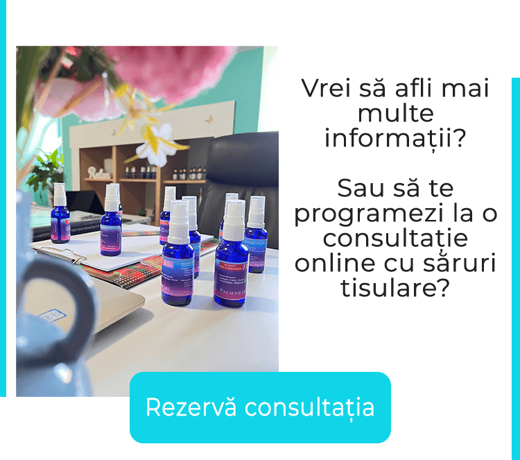 Vrei să afli mai multe informații? Sau să te programezi la o consultație online cu săruri tisulare?